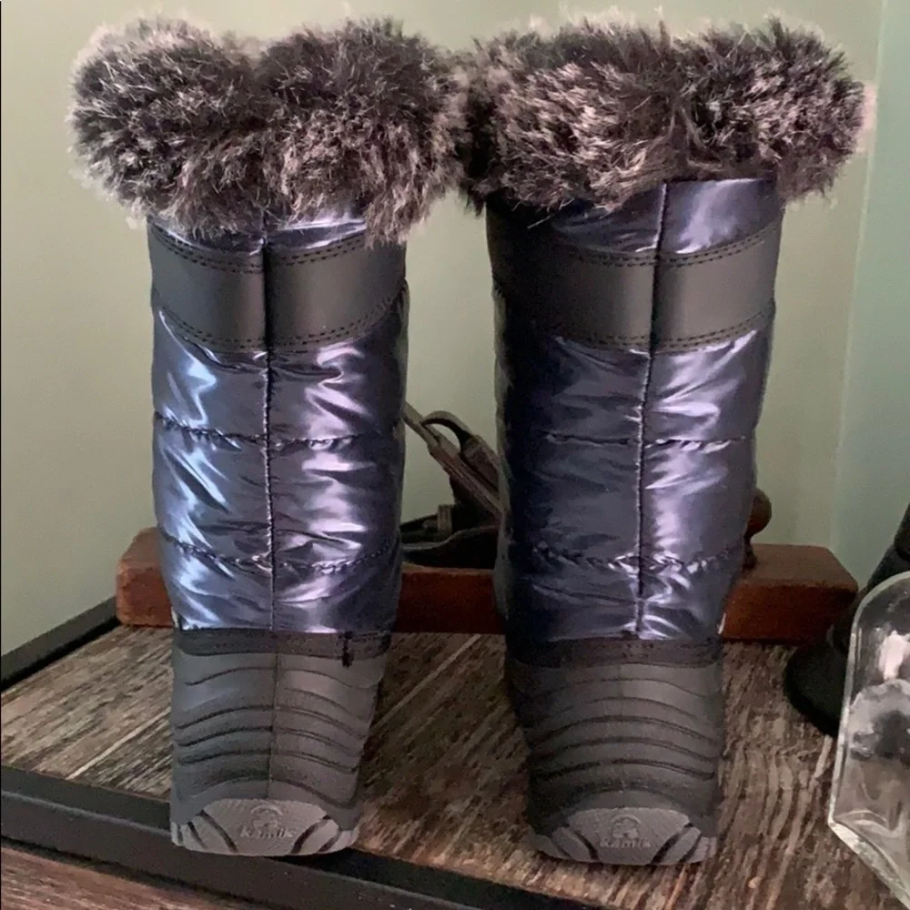 KAMIK Girls Snow Boots - Navy & Black